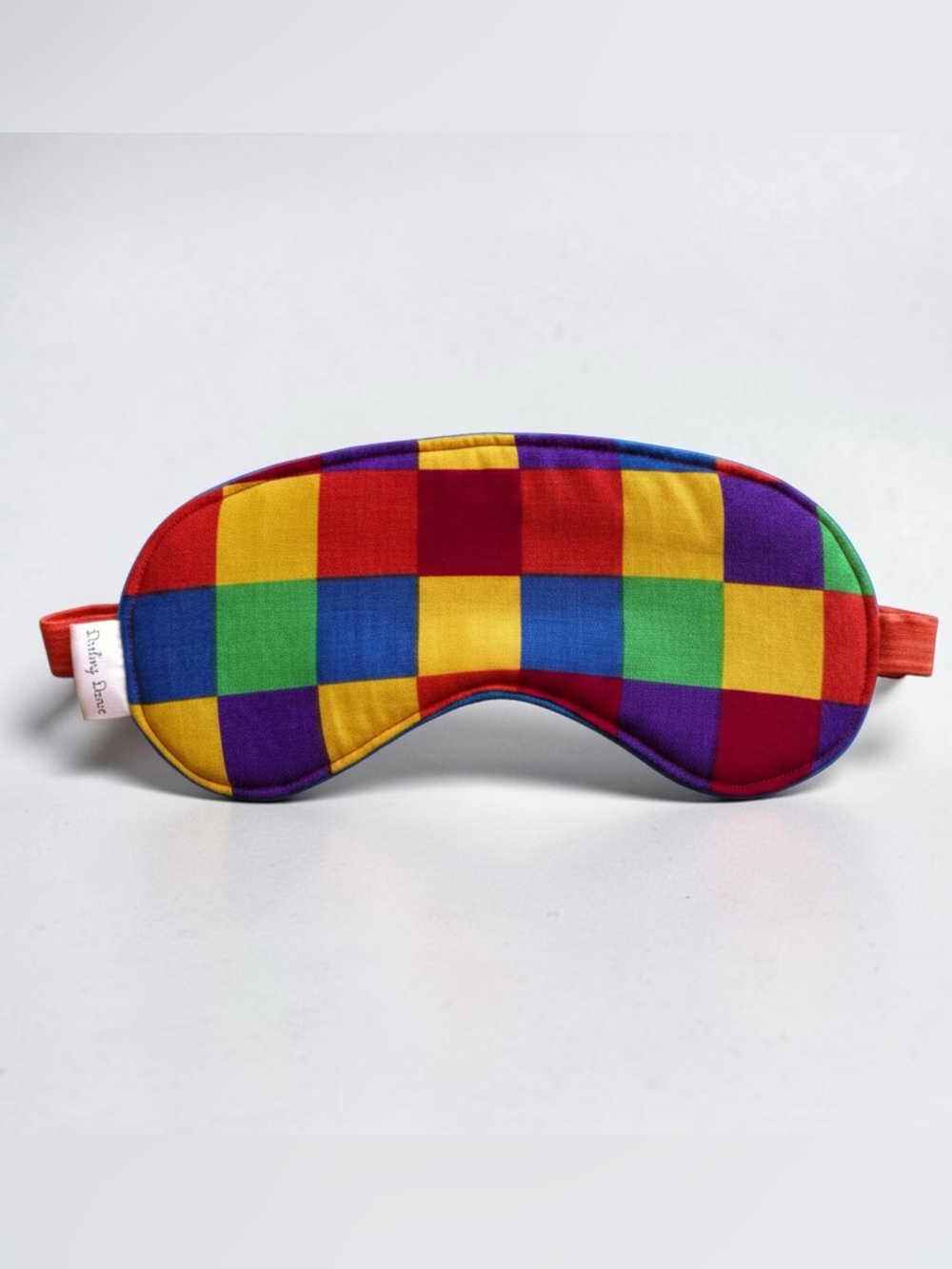 Rainbow Checkered Theme Kids Sleep Mask